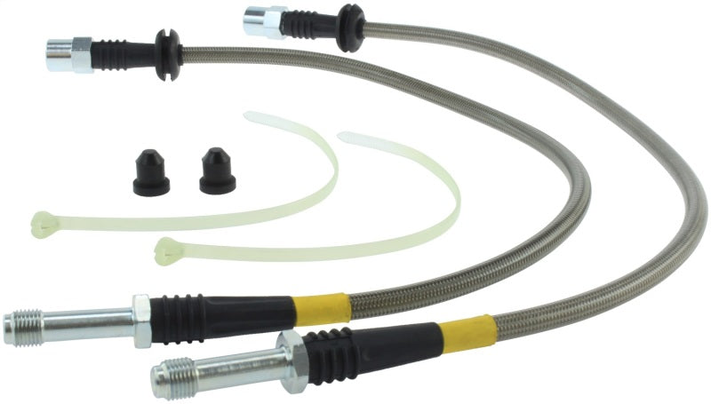 StopTech 94-98 VW Golf Front Stainless Steel Brake Line Kit.