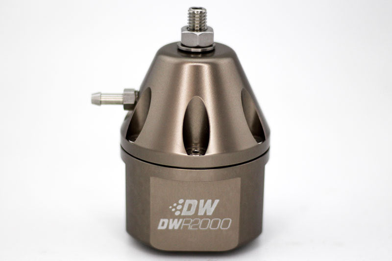 DeatschWerks DWR2000 Adjustable Fuel Pressure Regulator - Titanium.