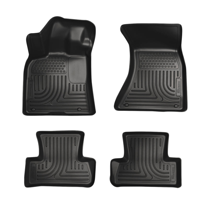 Husky Liners 11-12 Dodge Charger/Chrysler 300 WeatherBeater Combo Black Floor Liners.