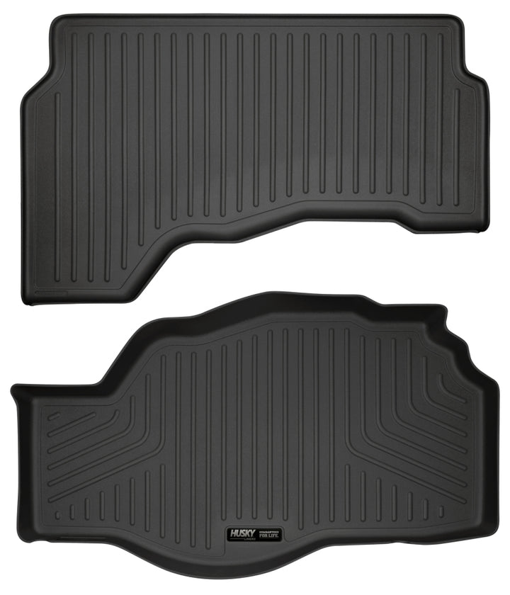 Husky Liners 2013-2016 Ford Fusion S Hybrid /SE Hybrid WeatherBeater Black Trunk Liner.