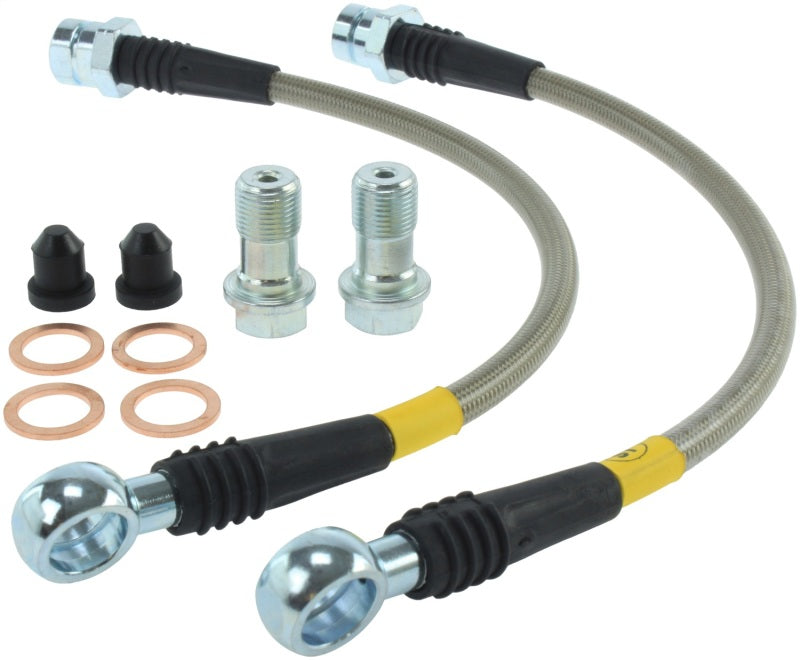 StopTech 15-17 Volkswagen GTI Stainless Steel Rear Brake Lines.