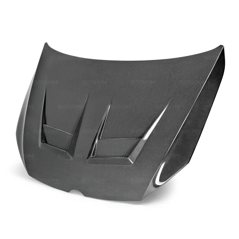 Seibon 15-20 Volkswagen Golf MK7 DV-Style Carbon Fiber Hood.