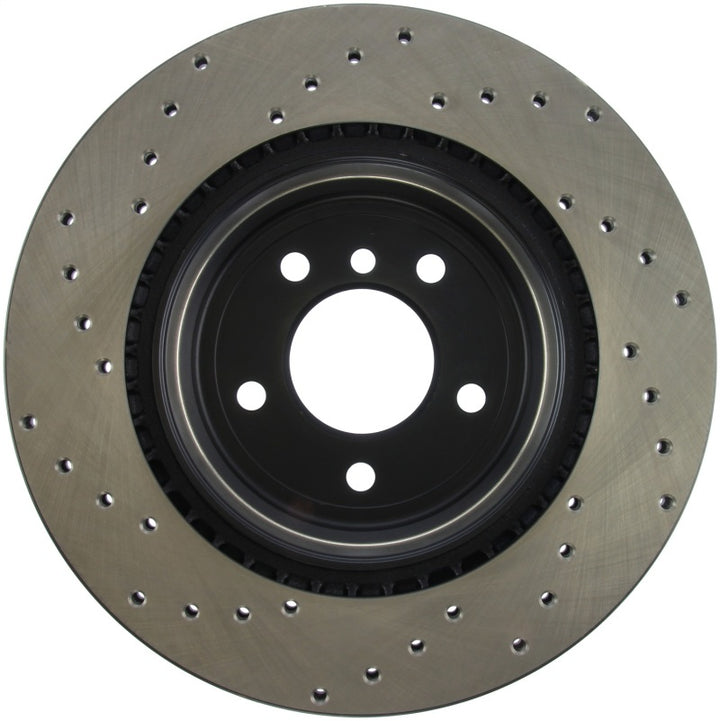 StopTech 07-10 BMW 335i Cross Drilled Left Rear Rotor.