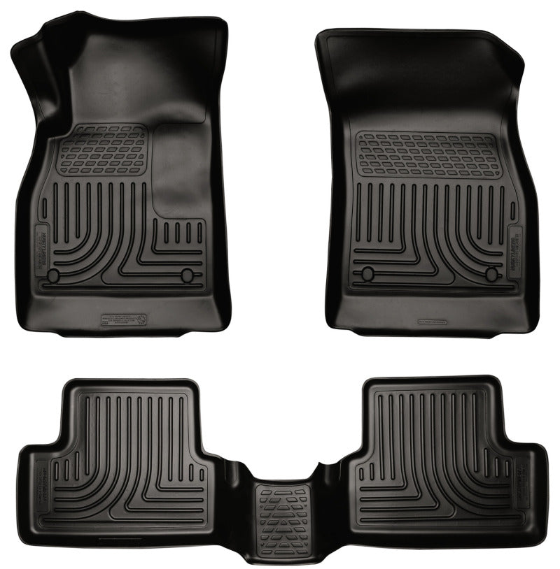 Husky Liners 11-12 Chevrolet Cruze WeatherBeater Combo Black Floor Liners.