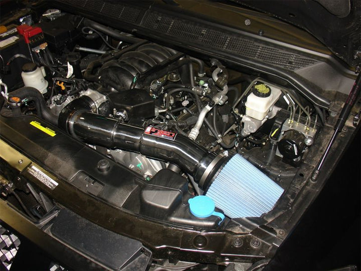 Injen 04-12 Nissan Titan 5.7L V8 Wrinkle Black Short Ram Intake System w/ MR Tech.