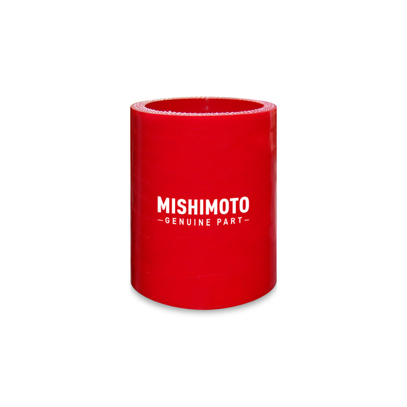Mishimoto 3.5 Inch Straight Coupler - Red.