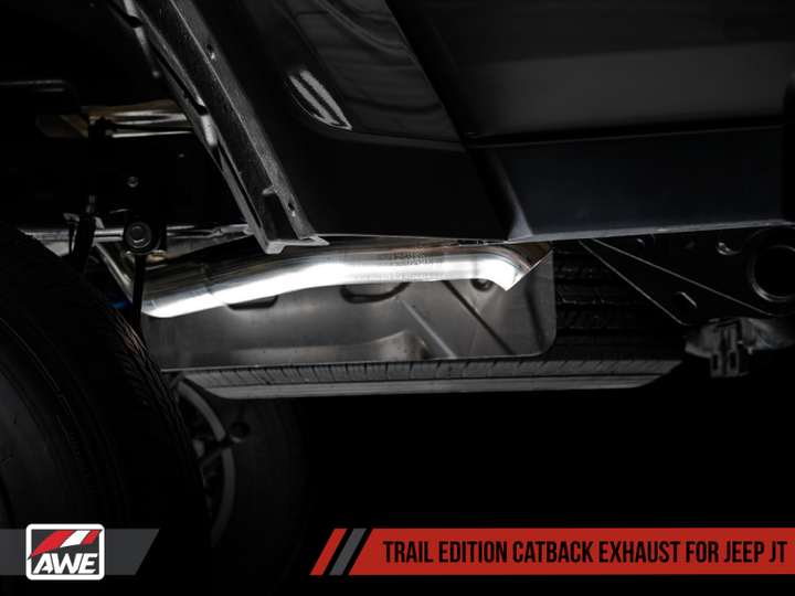 AWE Tuning 20-21 Jeep Gladiator JT 3.6L Trail Edition Cat-Back Exhaust.