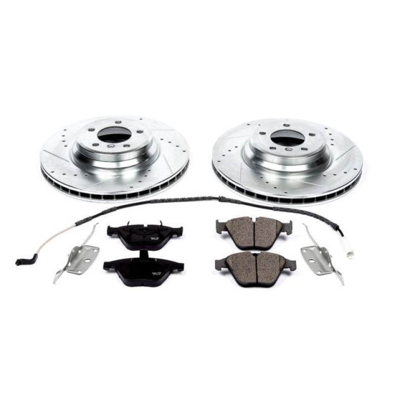 Power Stop 2009 BMW 335i xDrive Front Z23 Evolution Sport Brake Kit.