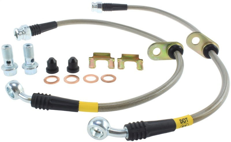 StopTech 13-13 Honda Civic EX Rear SS Brake Lines.