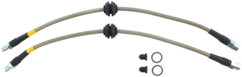 StopTech 08-10 Mini Cooper Stainless Steel Rear Brake Lines.