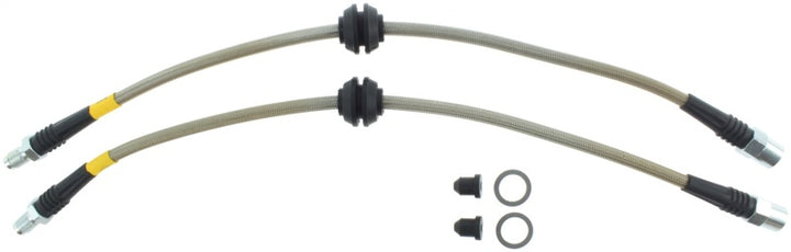 StopTech 08-10 Mini Cooper Stainless Steel Rear Brake Lines.