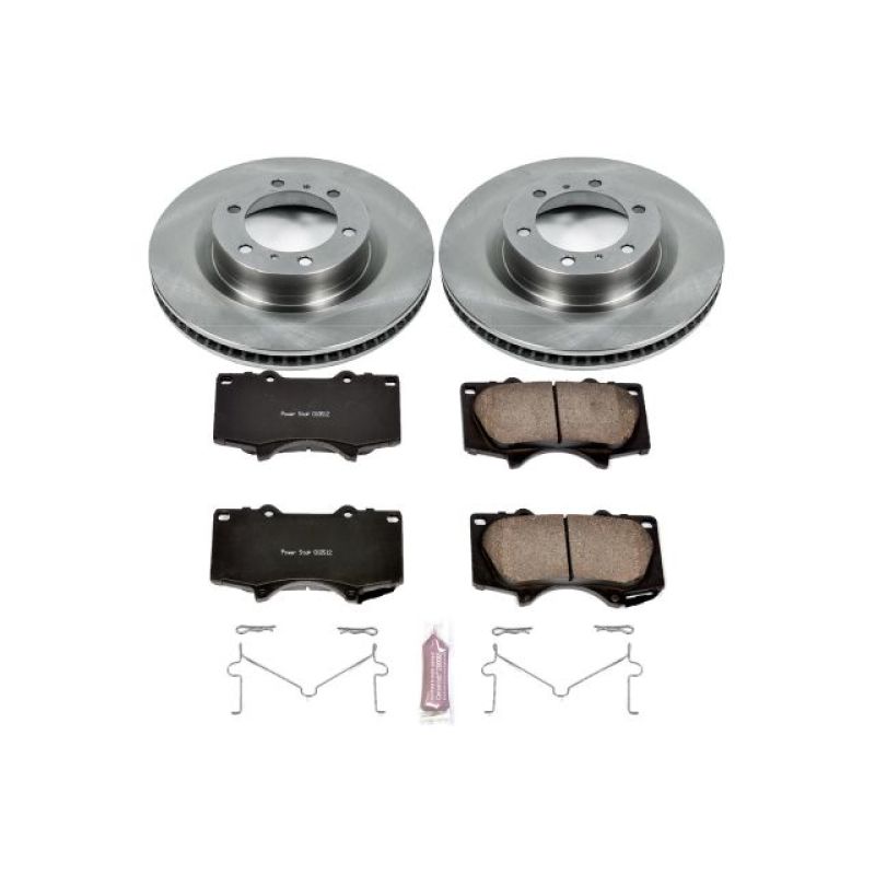 Power Stop 10-19 Lexus GX460 Front Autospecialty Brake Kit.