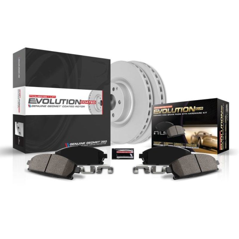 Power Stop 18-19 Honda Accord Rear Z17 Evolution Geomet Coated Brake Kit.