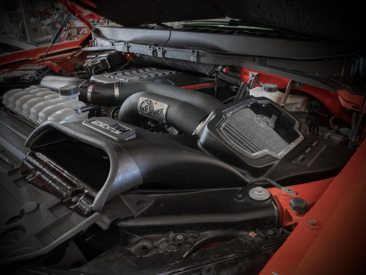 aFe 21-22 Ford F-150 Raptor V6-3.5L(tt) Momentum XP Cold Air Intake System Blk w/ Pro Dry S Filter.