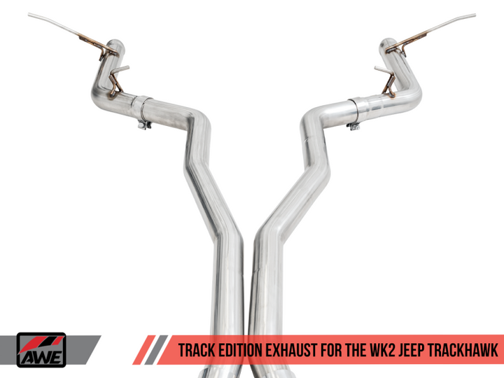 AWE Tuning 2020 Jeep Grand Cherokee SRT/Trackhawk Track Edition Exhaust - Use w/Stock Tips.