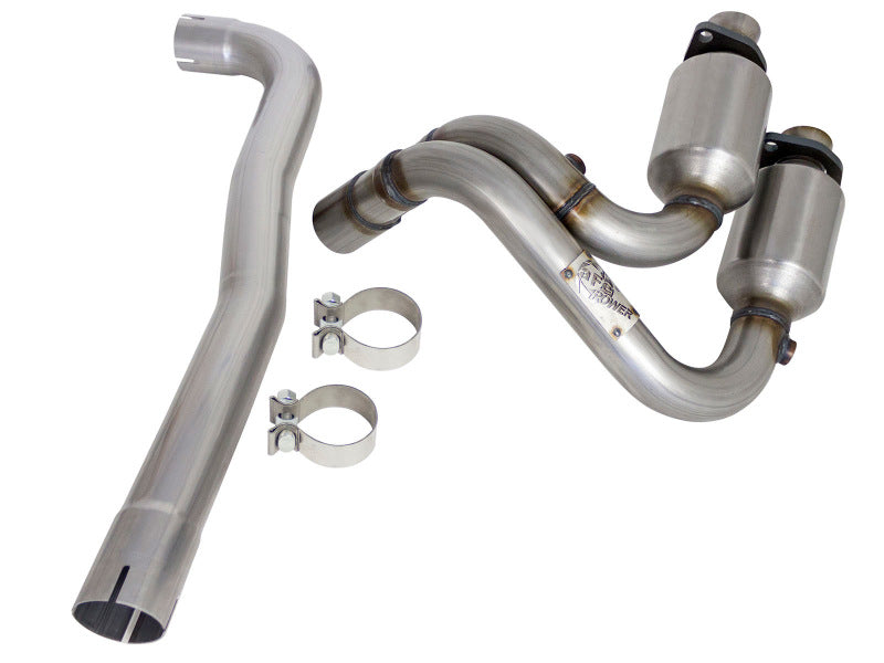 aFe Power Direct Fit Catalytic Converter Replacements Front 04-06 Jeep Wrangler (TJ/LJ) I6-4.0L.