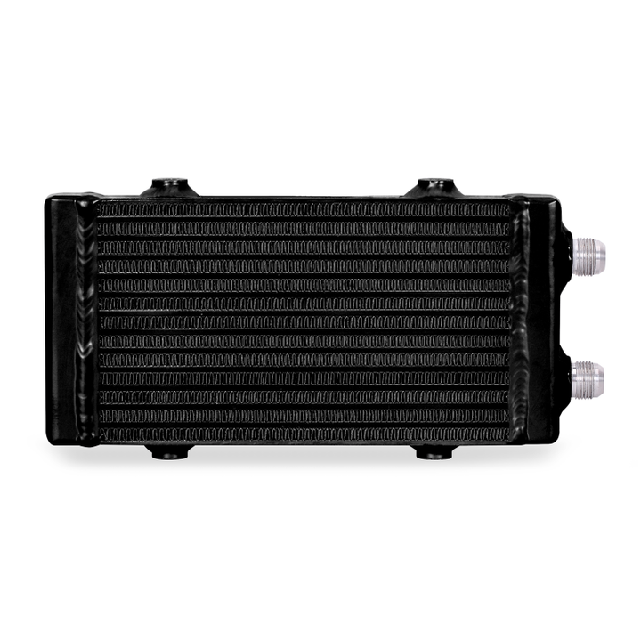 Mishimoto Universal Small Bar and Plate Dual Pass Black Oil Cooler.