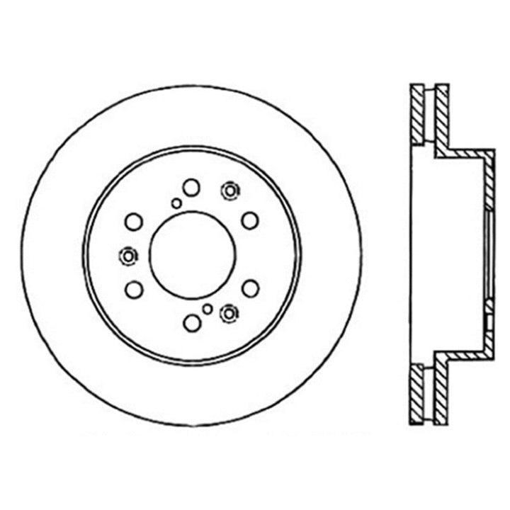 StopTech Power Slot 07 Chevrolet Tahoe Front Right Rotor.