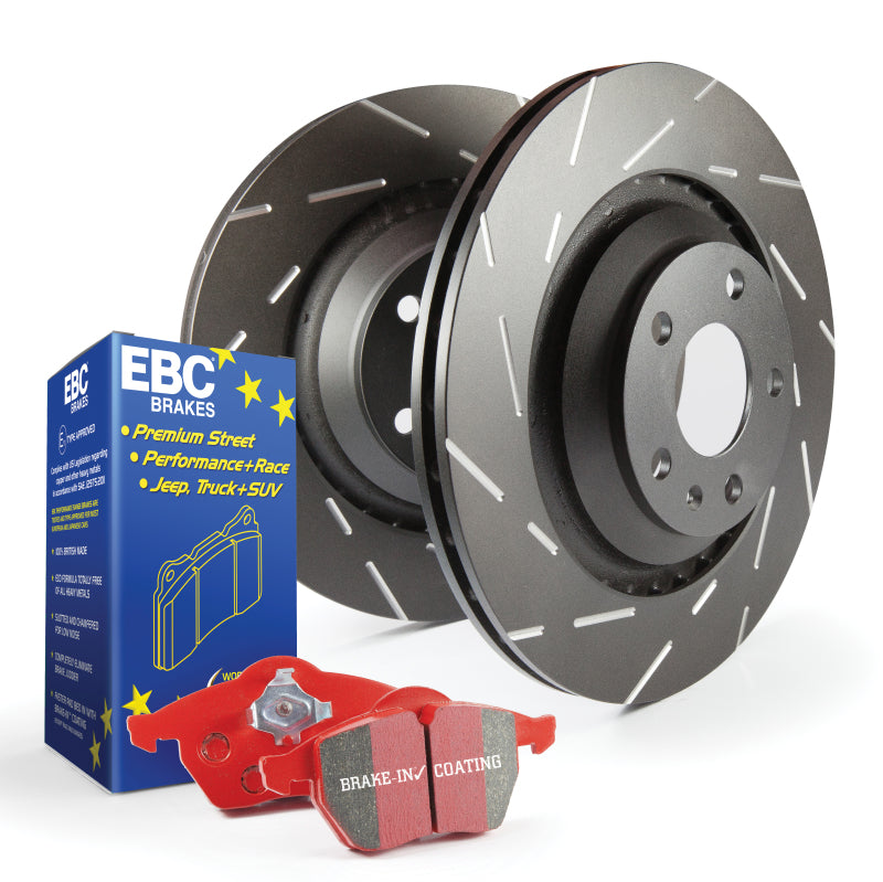 EBC S4 Kits Redstuff Pads and USR Rotors.