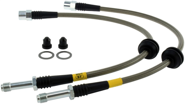 StopTech 09 Audi A4 Sedan / 08-10 A5-S5 Rear Stainless Steel Brake Line Kit.