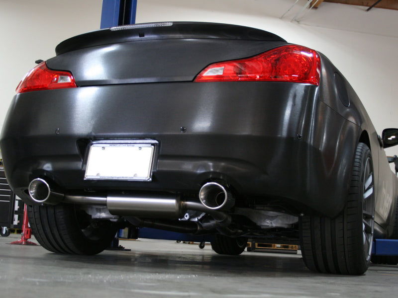 aFe Takeda 2-1/2in 304SS Cat-Back Exhaust Infiniti G37 08-13/Q60 14-15 V6-3.7 w/ Polished Tips.