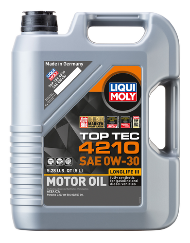 LIQUI MOLY 5L Top Tec 4210 Motor Oil SAE 0W30.