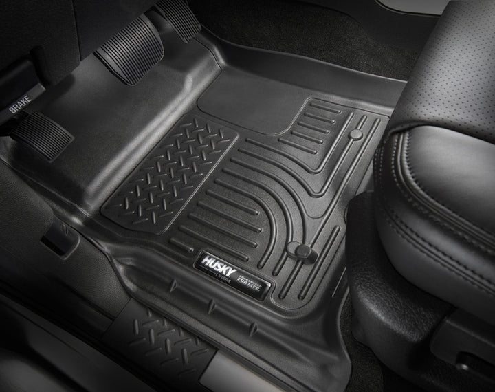 Husky Liners 09-12 Ford F-150 Super Cab WeatherBeater Combo Black Floor Liners.