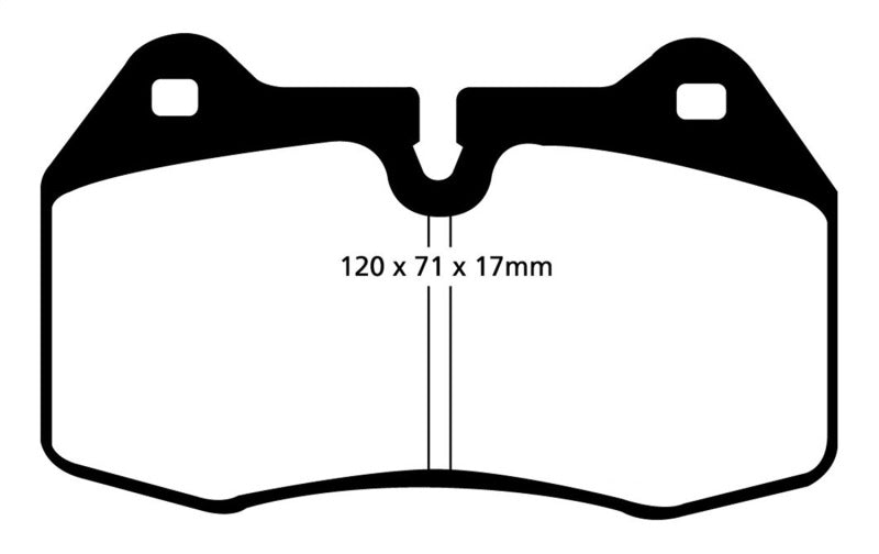 EBC 94-99 BMW M5 3.8 (E34) Redstuff Front Brake Pads.