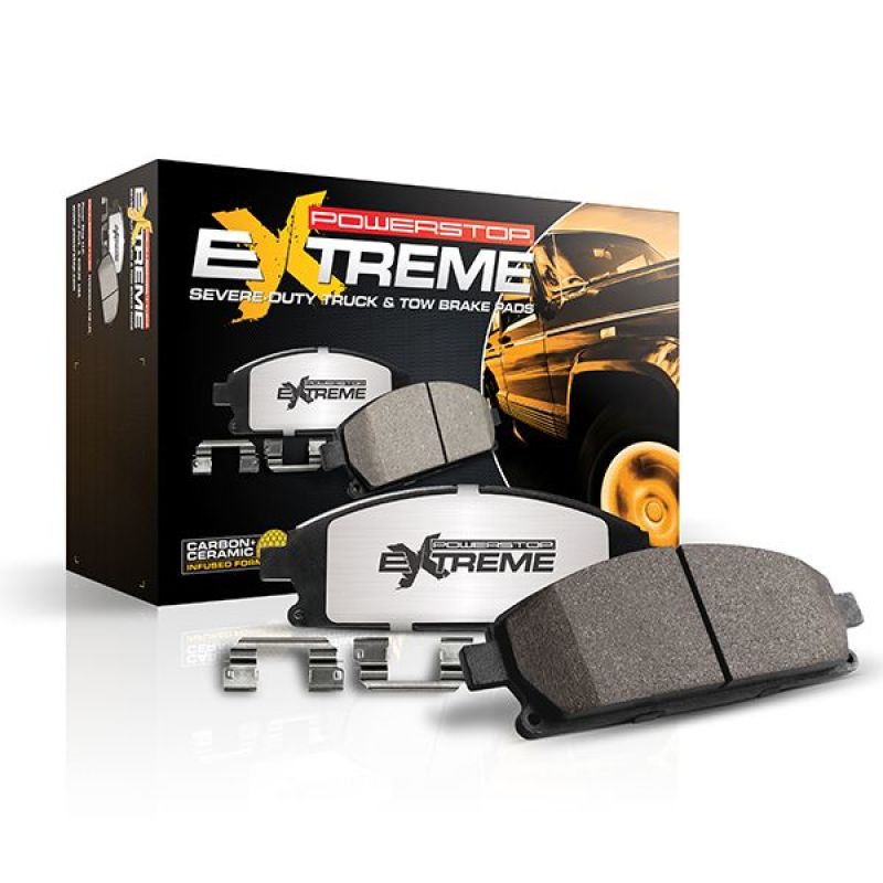 Power Stop 21-22 Ford F-150 Front Z36 Truck & Tow Brake Pads w/Hardware.
