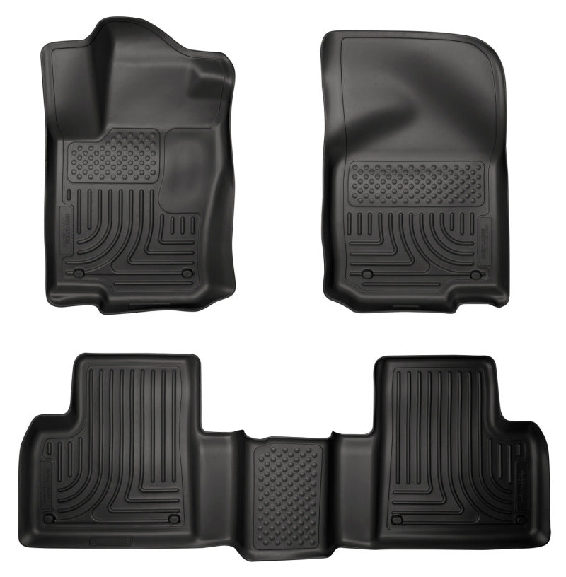 Husky Liners 2012 Mercedes ML350 WeatherBeater Combo Black Floor Liners.