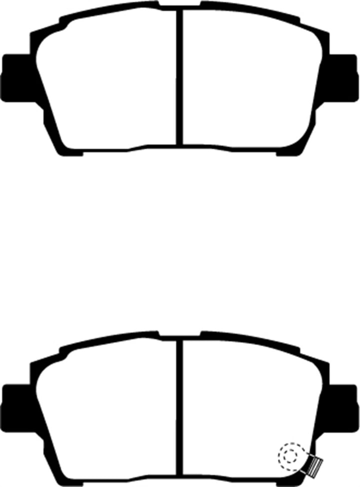 EBC 03-07 Scion XA 1.5 Yellowstuff Front Brake Pads.