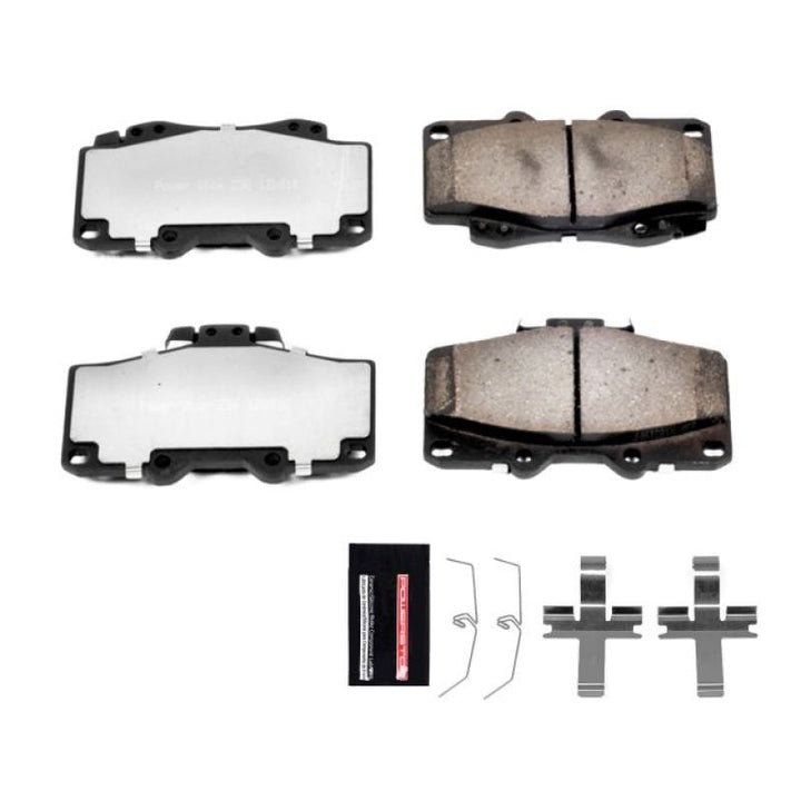 Power Stop 96-02 Toyota 4Runner Front Z36 Truck & Tow Brake Pads w/Hardware.