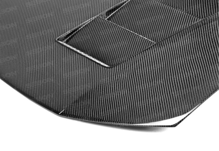 Seibon 12-13 Honda Civic 2dr TS-Style Carbon Fiber Hood.