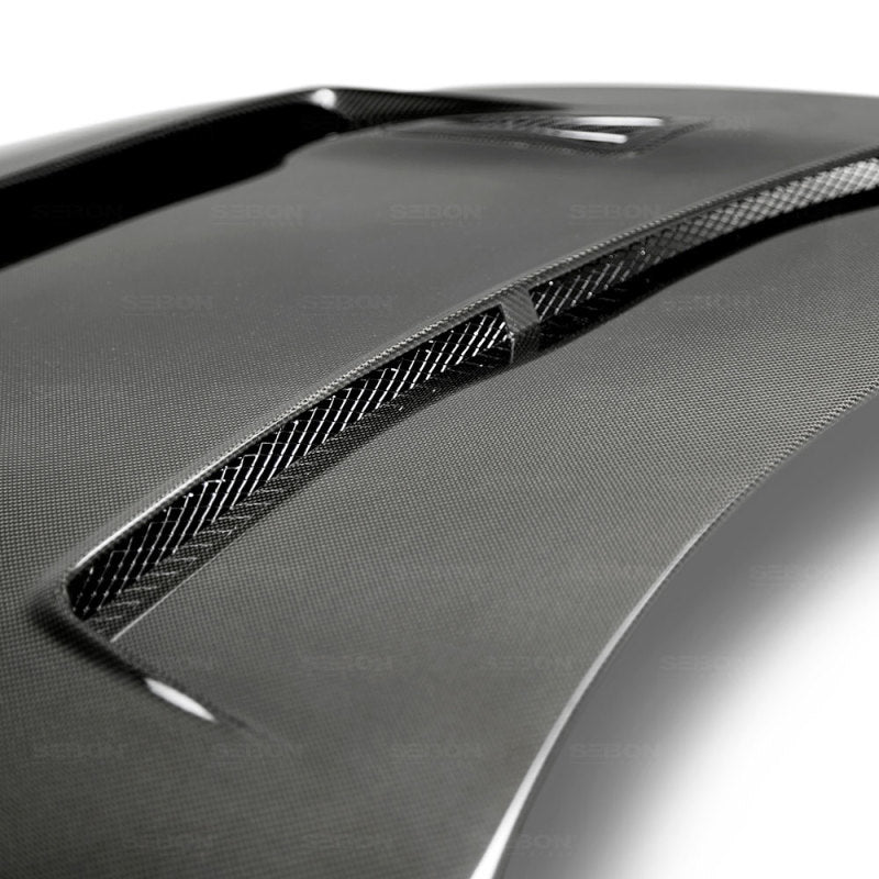 Seibon 09-12 Nissan GTR R35 DV-Style Carbon Fiber Hood.