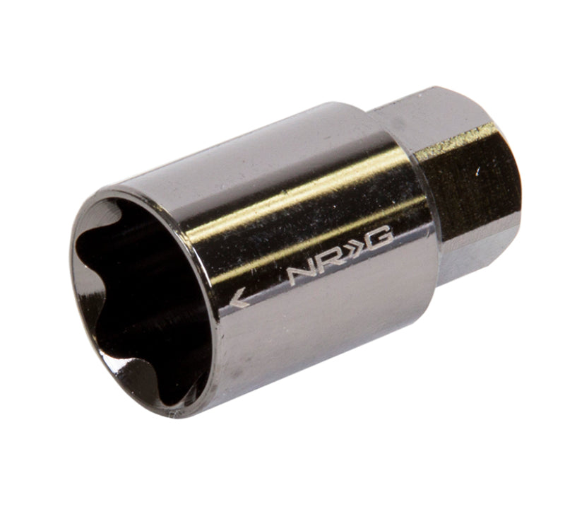 NRG Lug Nut Lock Key Socket Black Chrome 17Mm (Spare) - For Use w/LN / L40 / L41 / L01 / L10.