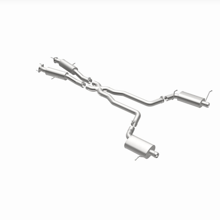 MagnaFlow 12 Jeep Grand Cherokee V8 6.4L Dual Split Rear Exit Stainless Cat Back Performance Exhaust.