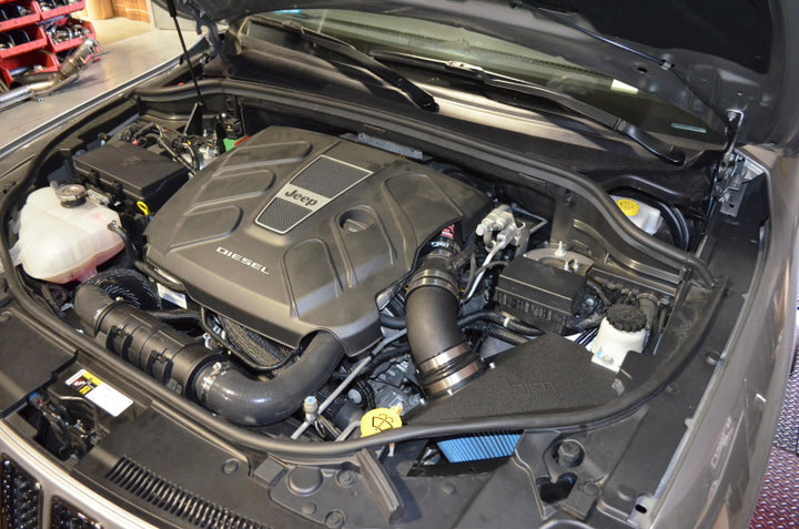 Injen 14-16 Jeep Grand Cherokee 3.0L V6 Turbo Wrinkle Black Short-Ram Intake w/MR Tech & Heatshield.