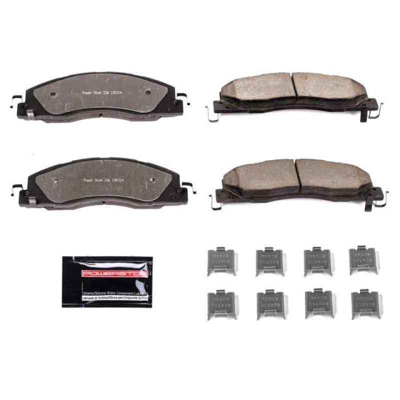 Power Stop 09-10 Dodge Ram 2500 Front Z36 Truck & Tow Brake Pads w/Hardware.
