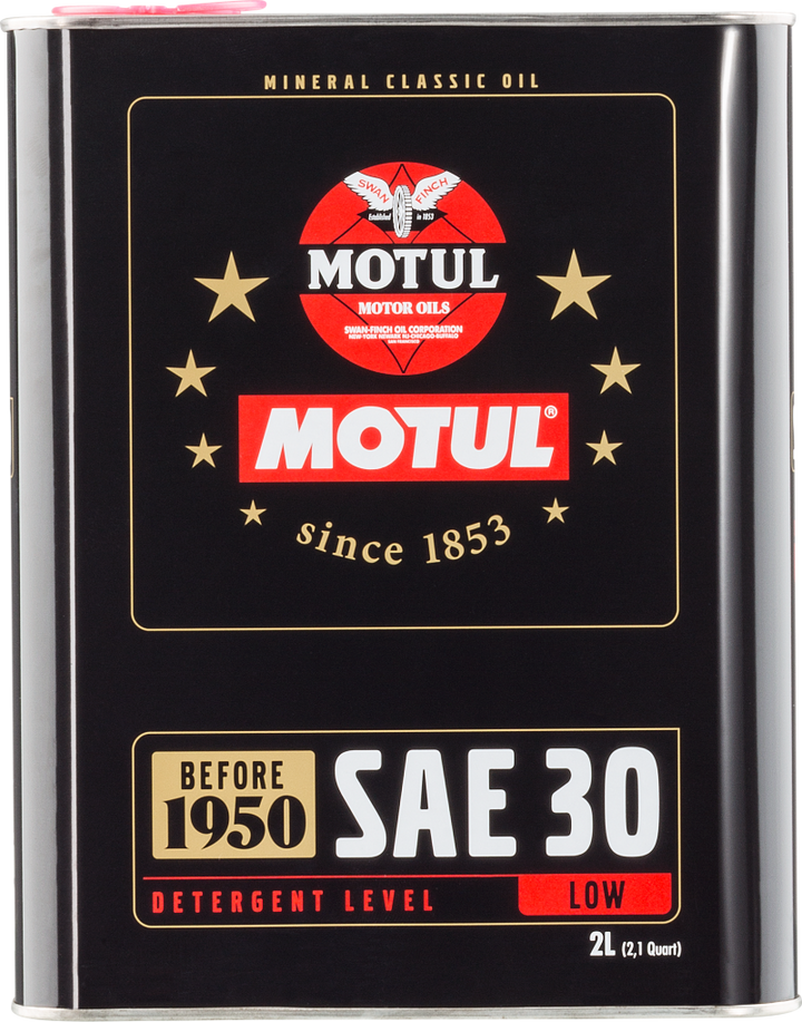 Motul Classic SAE 30 Oil - 6x2L.