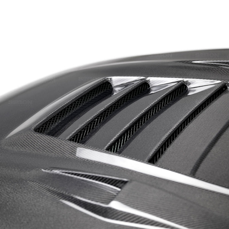 Seibon 09-12 Nissan GTR R35 DS-Style Carbon Fiber Hood.