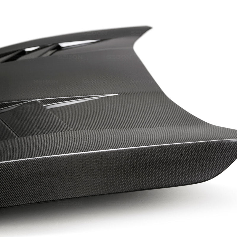 Seibon 18-20 Honda Accord TS-Style Carbon Fiber Hood.