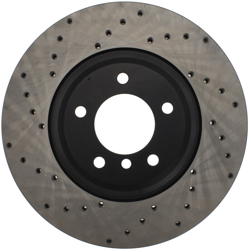 StopTech 07-10 BMW 335i Cross Drilled Right Front Rotor.
