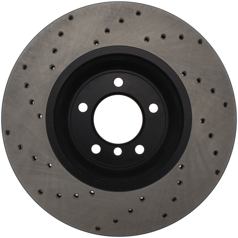 StopTech 07-10 BMW 335i Cross Drilled Left Front Rotor.