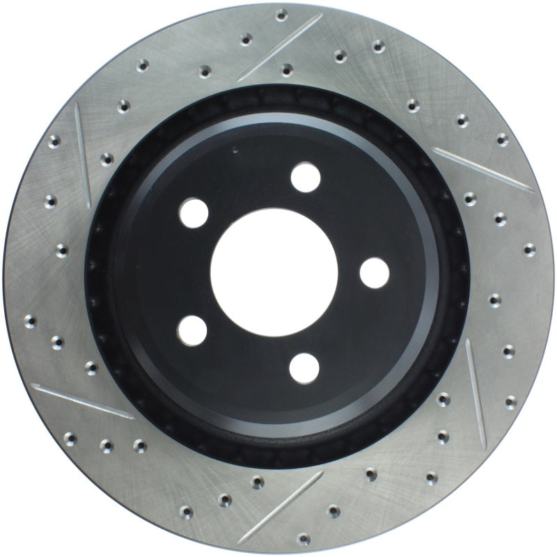 StopTech SportStop 06-09 Chrysler SRT-8 Rear Right Drilled & Slotted Rotor.