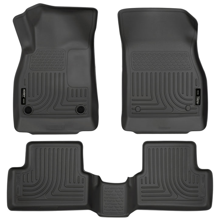 Husky Liners 11-12 Chevrolet Cruze WeatherBeater Combo Black Floor Liners.