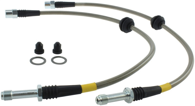 StopTech 09 Audi A4 Sedan / 08-10 A5-S5 Front Stainless Steel Brake Line Kit.