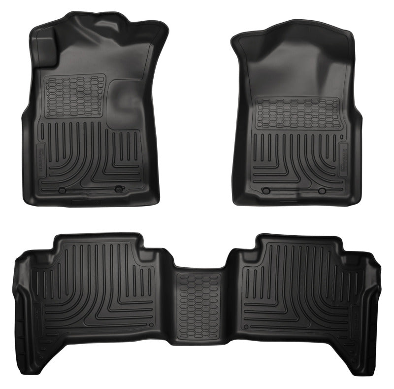 Husky Liners 05-13 Toyota Tacoma WeatherBeater Combo Black Floor Liners.