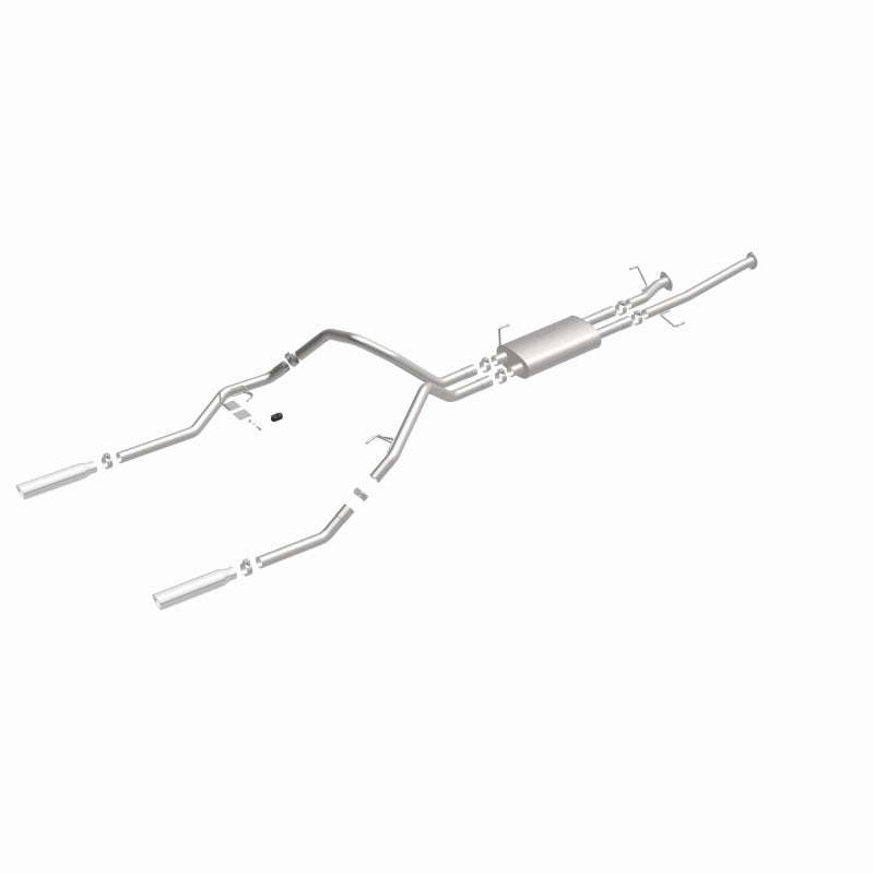 MagnaFlow 14 Toyota Tundra V8 4.6L/5.7L Stainless Cat Back Exhaust Dual Split Rear Exit.