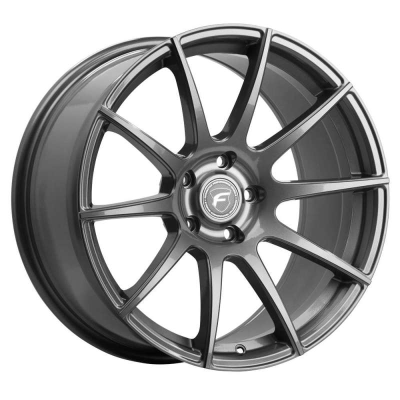 Forgestar CF10 20x9 / 5x120 BP / ET38 / 7.3in BS Gloss Anthracite Wheel.