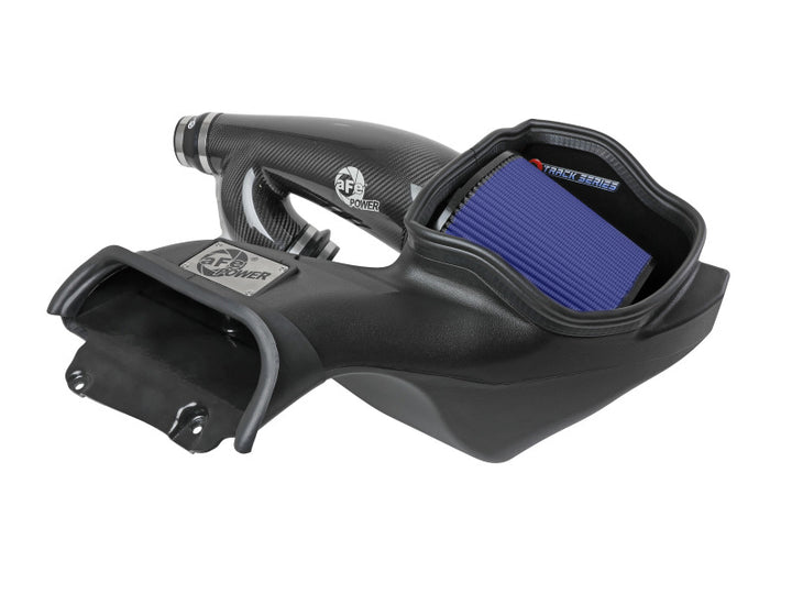 aFe 17-20 Ford F-150/Raptor Track Series Carbon Fiber Cold Air Intake System With Pro 5R Filters.